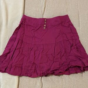Chic Fuchsia Skater Skirt